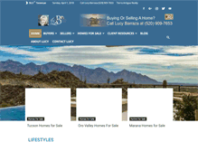 Tablet Screenshot of buyandselltucsonrealestate.com